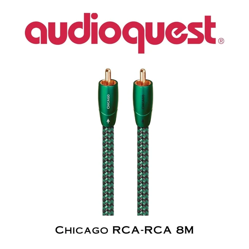 Audioquest Chicago | Câble Audio RCA-RCA Interconnexion (Paire)