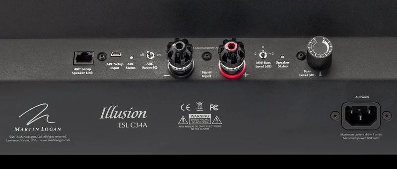 Martin Logan Illusion ESL C34A | Enceinte centrale haut-de-gamme électrostatique
