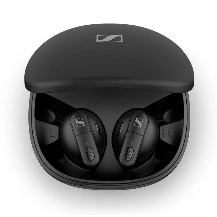 Sennheiser Conversation Clear Plus | Casque intra-auriculaire - Véritablement sans fil - Bluetooth - Suppression active du bruit - Noir