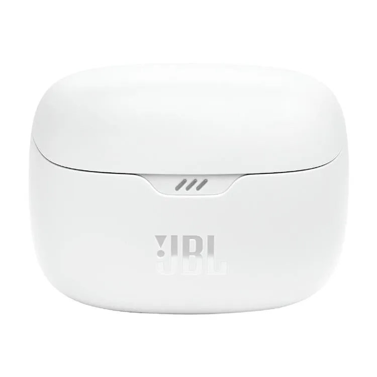 JBL Tune Beam | Casque intra-auriculaire - Vraiment sans fil - Bluetooth - Smart Ambient - Design stick-open - Blanc