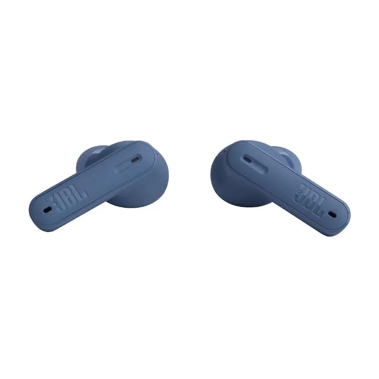 JBL Tune Beam | Casque intra-auriculaire - Vraiment sans fil - Bluetooth - Smart Ambient - Design stick-open - Bleu