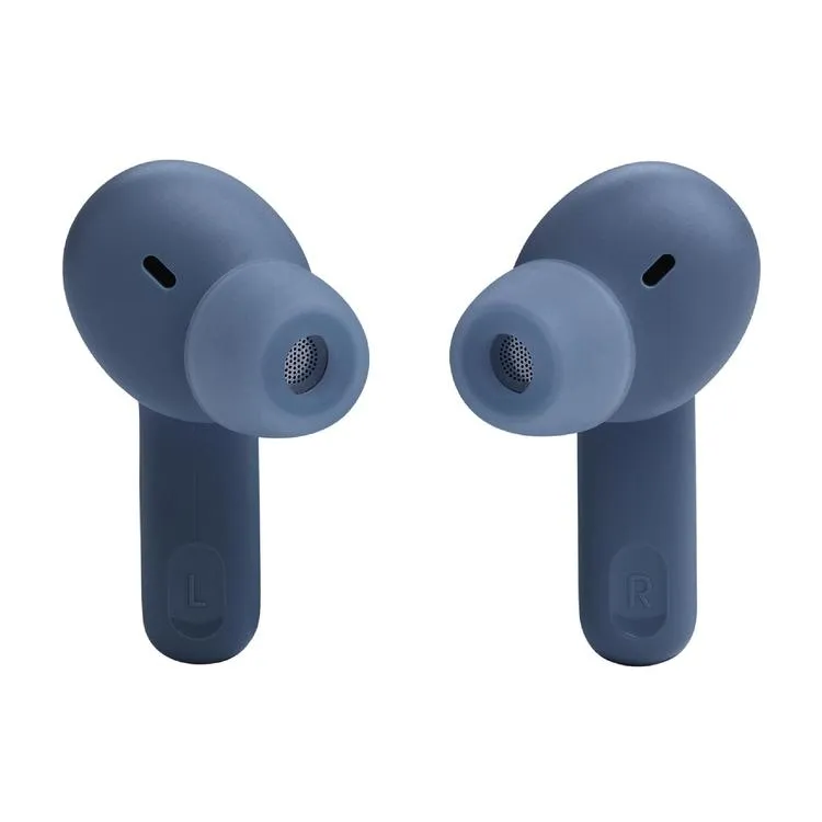 JBL Tune Beam | Casque intra-auriculaire - Vraiment sans fil - Bluetooth - Smart Ambient - Design stick-open - Bleu