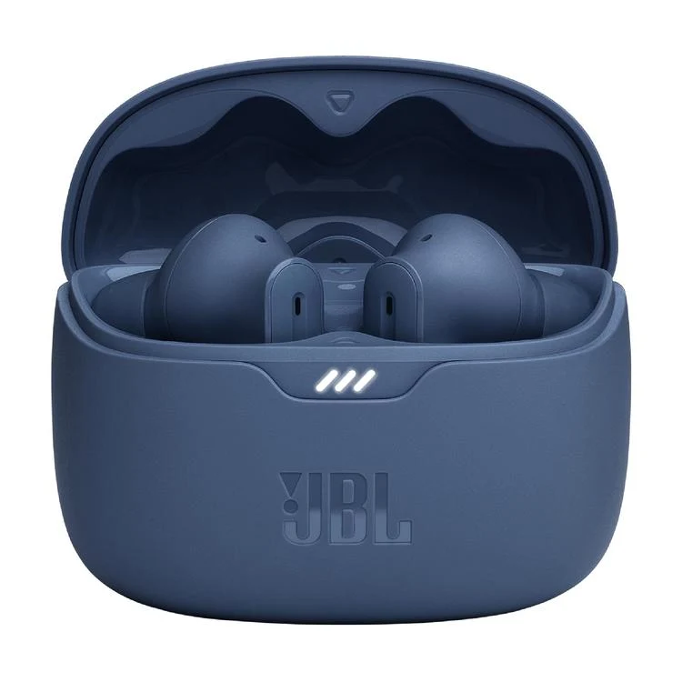 JBL Tune Beam | Casque intra-auriculaire - Vraiment sans fil - Bluetooth - Smart Ambient - Design stick-open - Bleu