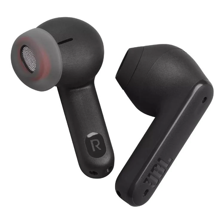 JBL Tune Flex | Casque intra-auriculaire - Vraiment sans fil - Bluetooth - Réduction du bruit - Design autocollant - IPX4 - Noir
