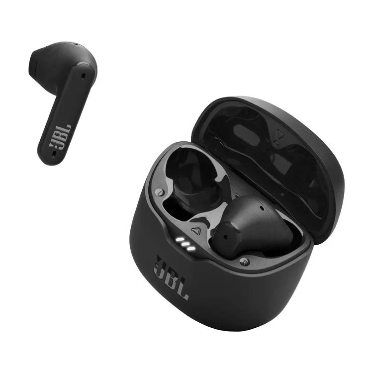 JBL Tune Flex | Casque intra-auriculaire - Vraiment sans fil - Bluetooth - Réduction du bruit - Design autocollant - IPX4 - Noir