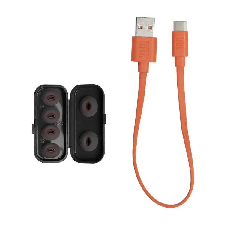 JBL Tune Flex | Casque intra-auriculaire - Vraiment sans fil - Bluetooth - Réduction du bruit - Design autocollant - IPX4 - Noir