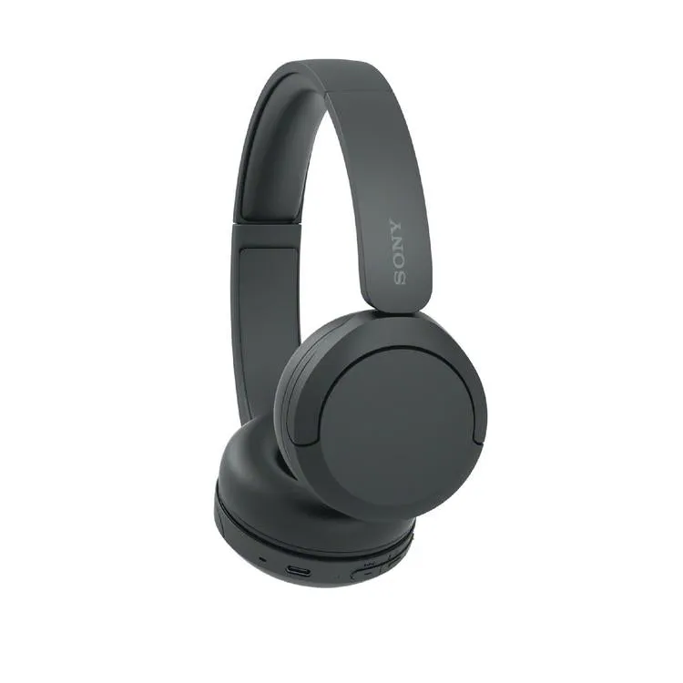 Sony WHCH520 | Casque supra-auriculaire - Sans fil - Bluetooth - Jusqu'à 50 heures d'autonomie - Noir