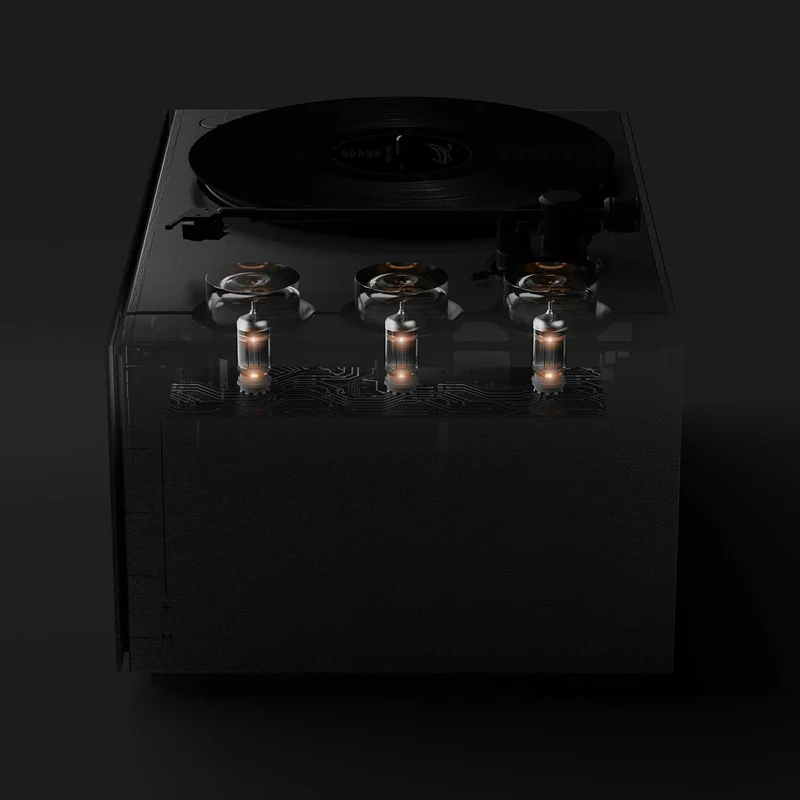 Fennessy Hym RAYS - All in One Plattenspieler / Röhrenverstärker & Bluetooth Speaker