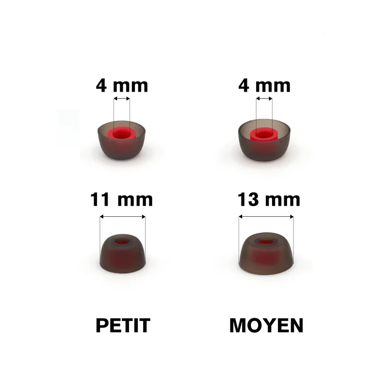 Embouts en silicone