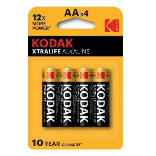 KODAK XTRALIFE ALKALINE AA LR06 BLIST 4