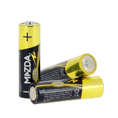 AA BATTERY LR6 X4 HIGH POWER MAZDA
