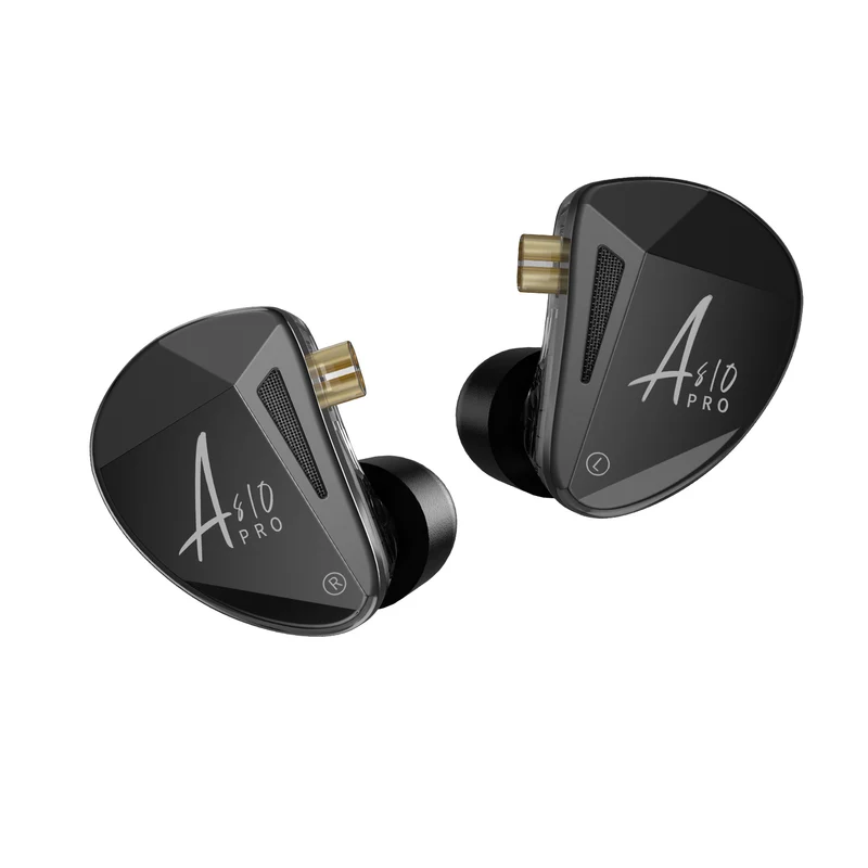 【KZ AS10 Pro 】Professional 5-BA IEM – 22955 Low-Frequency BA + 29689 Mid-Frequency BA + 31736 High-Frequency Array BA + 30019 High-Frequency BA, Precision Electronic Crossover