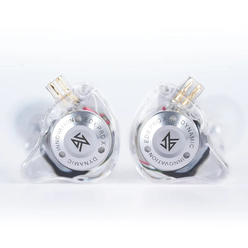 【KZ EDX PRO X 】Single Dynamic In-Ear Monitor – Super-Linear DD, 20Hz-40kHz, 0.75mm 2-Pin, Professional OFC Cable, HD Mic, Ergonomic Design