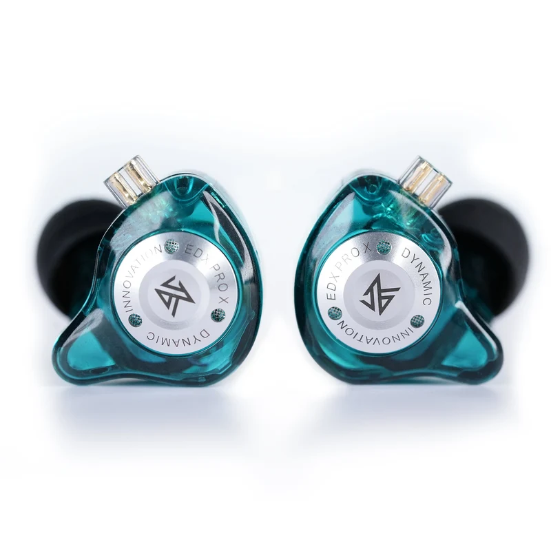 【KZ EDX PRO X 】Single Dynamic In-Ear Monitor – Super-Linear DD, 20Hz-40kHz, 0.75mm 2-Pin, Professional OFC Cable, HD Mic, Ergonomic Design