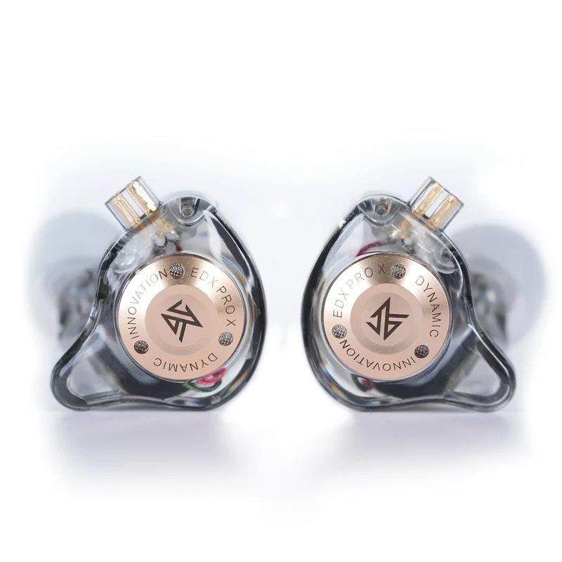 【KZ EDX PRO X 】Single Dynamic In-Ear Monitor – Super-Linear DD, 20Hz-40kHz, 0.75mm 2-Pin, Professional OFC Cable, HD Mic, Ergonomic Design