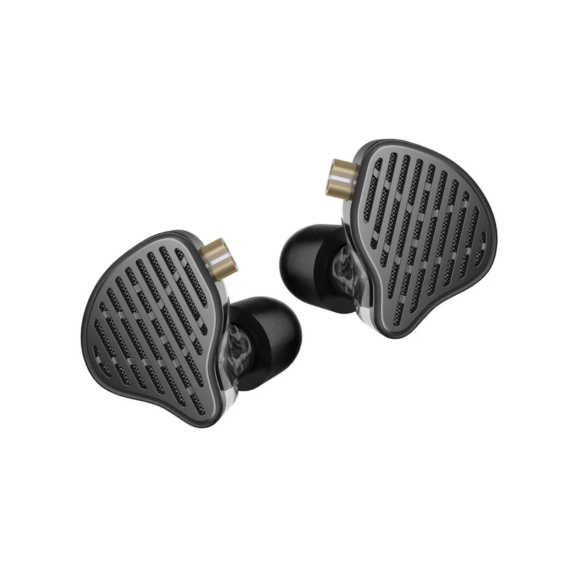 【KZ x HBB PR2】 Planar Magnetic In-Ear Monitor – 13.2mm Real Planar Driver, 7+7 N52 Magnet Array, Nano-Scale Silver-Plated Diaphragm, Alloy Die-Cast Shell, 0.75mm 2-Pin, Silver-Plated Cable, HD Mic