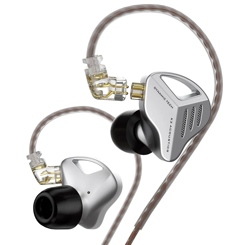 【KZ ZVX——Clearance】In-ear Earphones HiFi 0.75mm 2PIN OFC Flat Cable Detachable Earphone IEM