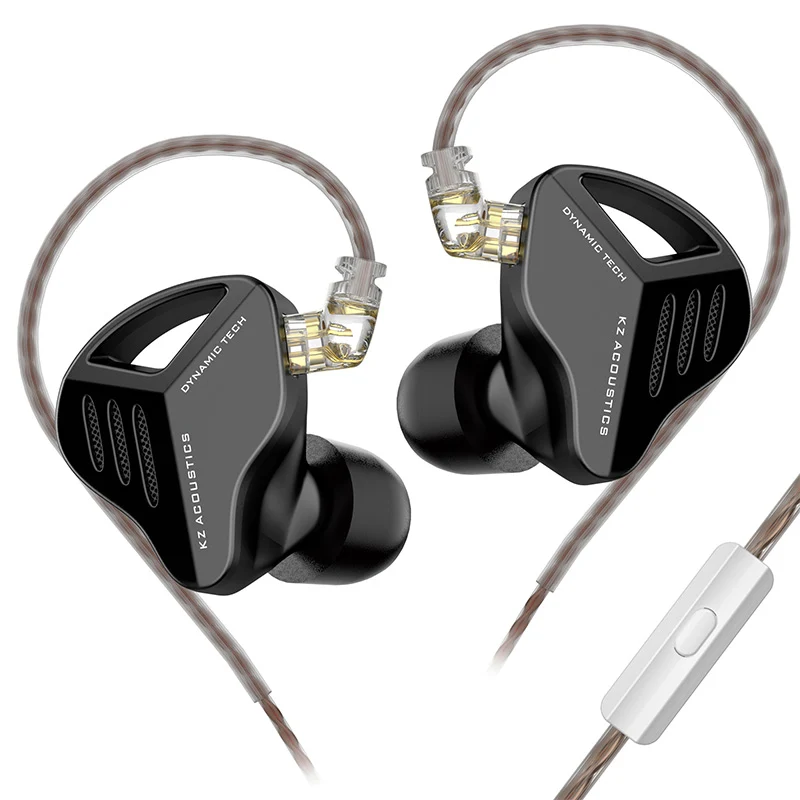 【KZ ZVX——Clearance】In-ear Earphones HiFi 0.75mm 2PIN OFC Flat Cable Detachable Earphone IEM