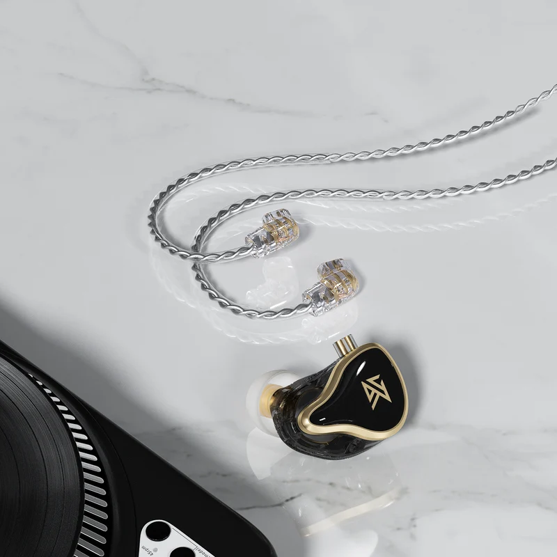 【KZ ZAS——Clearance】 Flagship 16-Unit Hybrid In-Ear Monitor – 10mm Dual Magnetic DD + 7 BAs (50024s ×3 + 30019 ×1 + 30019 High-Frequency BA), 200-Core Silver-Plated Cable
