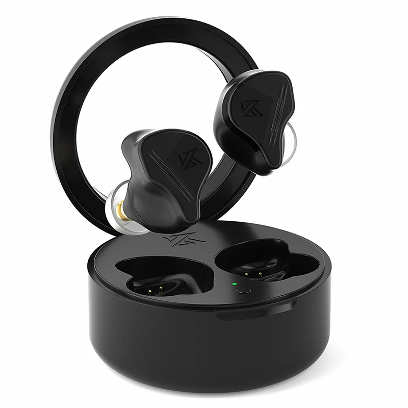 【KZ VXS——Clearance 】TWS Bluetooth 5.2 Earphones – Qualcomm QCC3040 Chip, aptX Lossless, 40ms Game Mode, CVC Noise Reduction, 10mm Custom DD, 25H Total Battery, Type-C (Immersive Sound, Low Latency Gaming, Wireless Freedom)