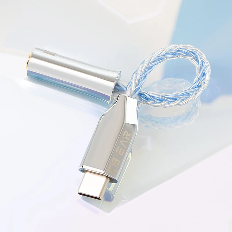 【KBEAR T2——Clearance】 Digital Decoding Adapter Type C to 3.5mm DAC