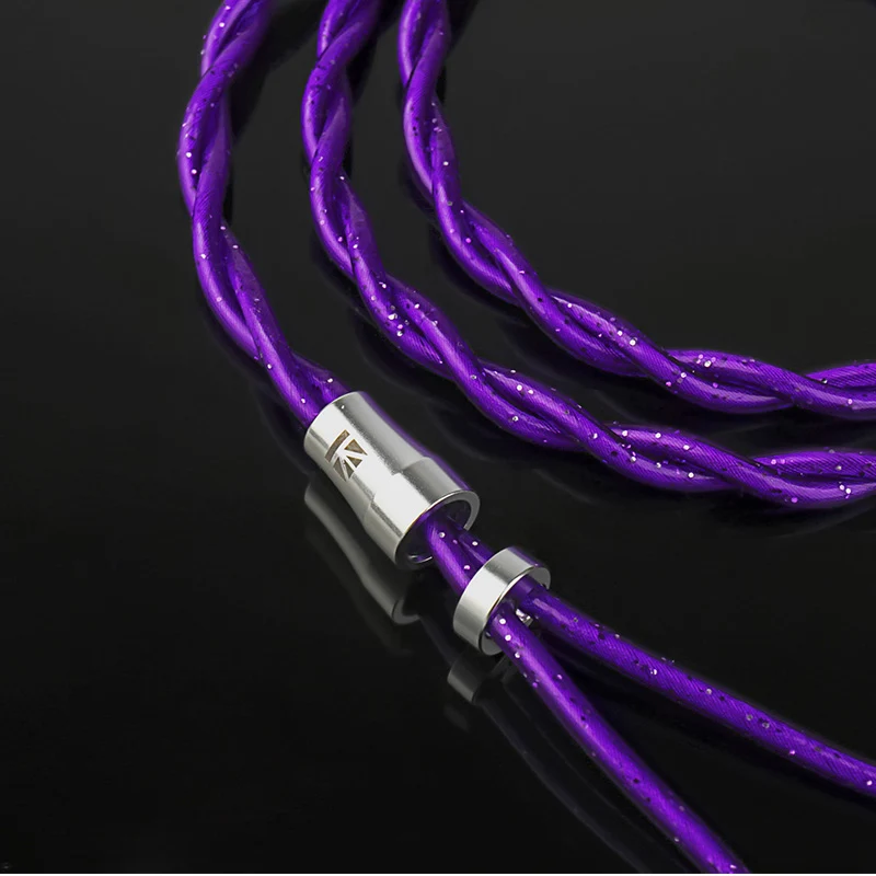 【KBEAR ZiXiao】 201-Core Hybrid Braided Structure HiFi Upgrade Cable – 84-Core Copper Alloy + 105-Core Silver-Plated Copper + 12-Core Silver-Plated Shielding