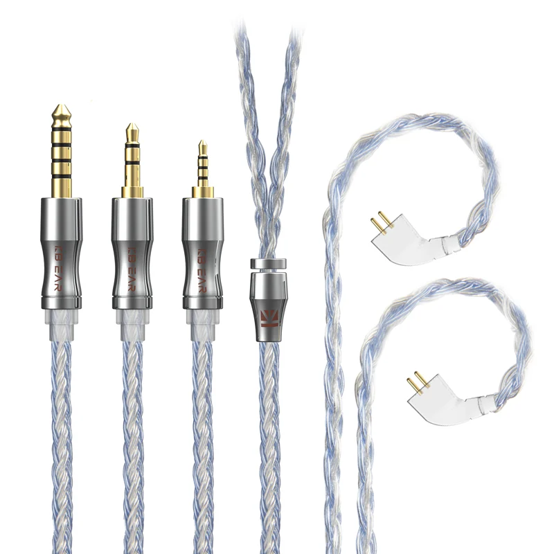【KBEAR Expansion 4918——Clearance】 24-Core 4N Silver-Plated Upgraded IEM Cable