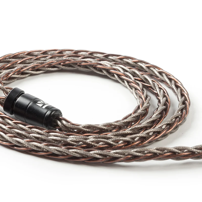 【KBEAR Rhythm——Clearance】 8-Core Hybrid Copper-Silver Upgraded IEM Cable,Stainless Steel Hardware