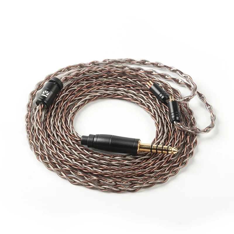 【KBEAR Rhythm——Clearance】 8-Core Hybrid Copper-Silver Upgraded IEM Cable,Stainless Steel Hardware