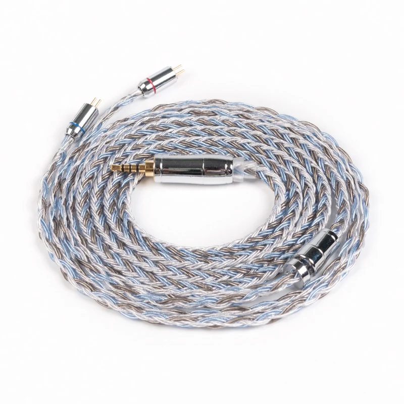 【KBEAR Thorough——Clearance】 16-Core Silver-Plated Upgraded IEM Cable– Flagship Acoustic Technology, Transparent Sound, Enhanced Bass Control