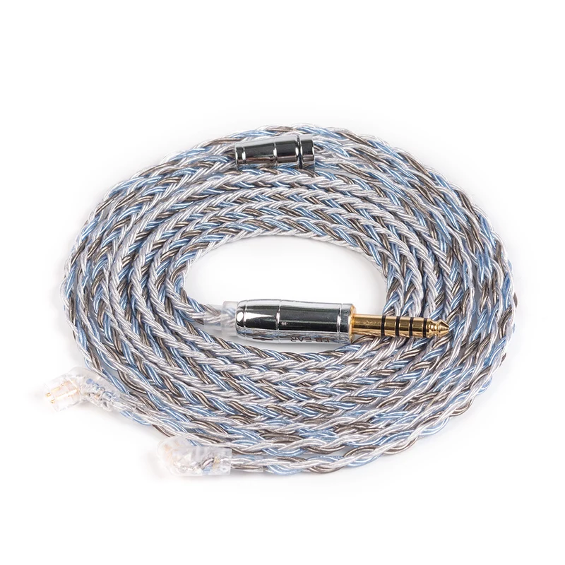 【KBEAR Thorough——Clearance】 16-Core Silver-Plated Upgraded IEM Cable– Flagship Acoustic Technology, Transparent Sound, Enhanced Bass Control