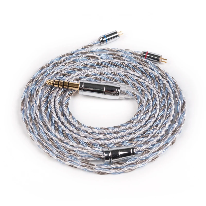 【KBEAR Thorough——Clearance】 16-Core Silver-Plated Upgraded IEM Cable– Flagship Acoustic Technology, Transparent Sound, Enhanced Bass Control