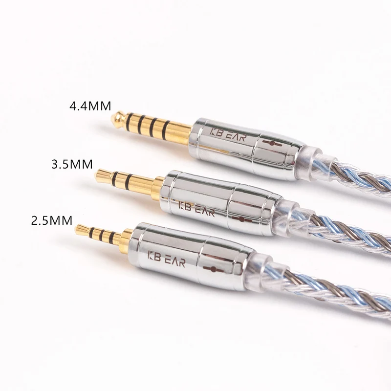 【KBEAR Thorough——Clearance】 16-Core Silver-Plated Upgraded IEM Cable– Flagship Acoustic Technology, Transparent Sound, Enhanced Bass Control
