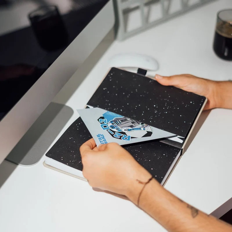 Carnet premium A5 Star Wars avec stylo sabre laser
