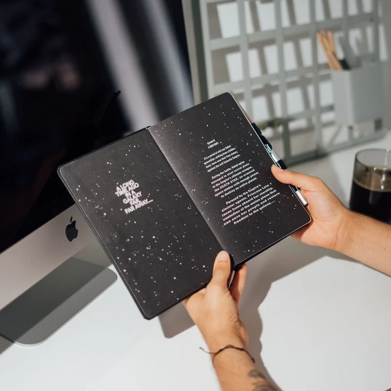 Carnet premium A5 Star Wars avec stylo sabre laser