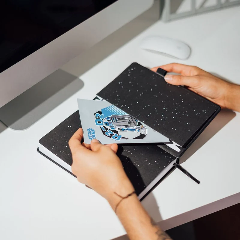 Carnet premium A5 Star Wars avec stylo sabre laser