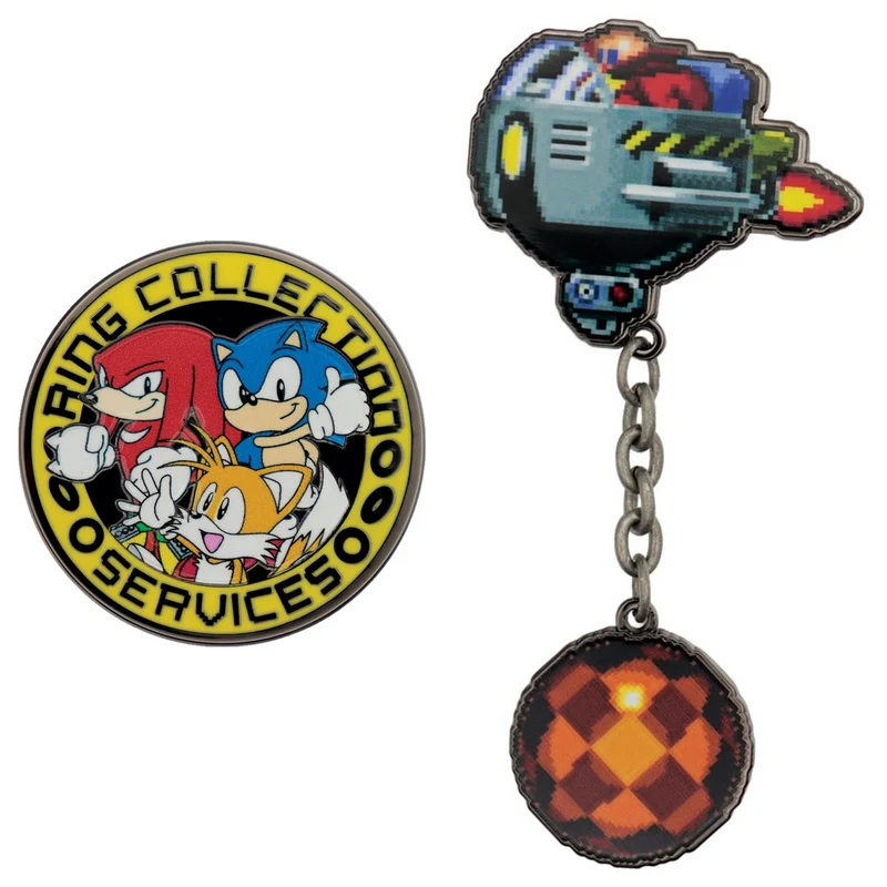 Pin's Sonic en métal