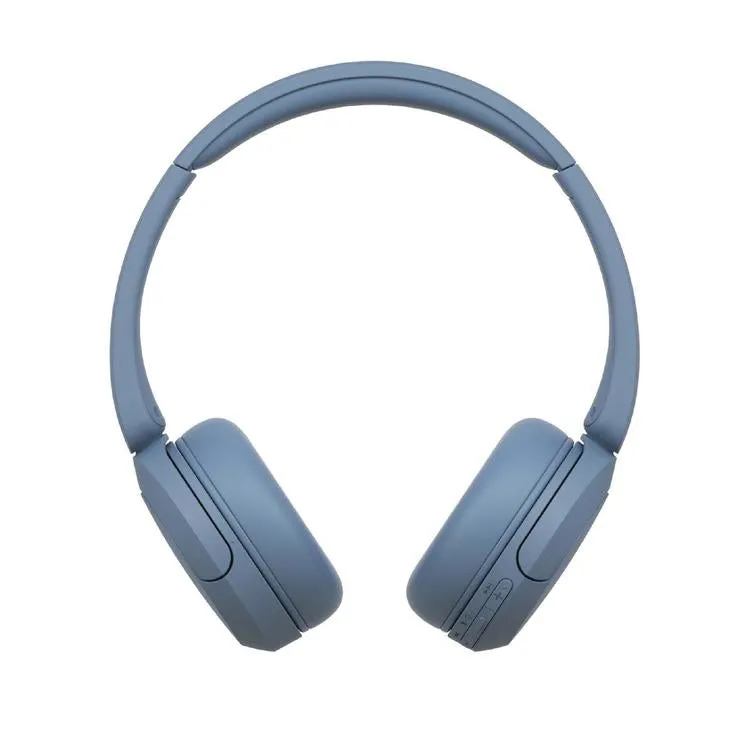 Sony WH-CH520 | Casque supra-auriculaire - Sans fil - Bluetooth - Jusqu'à 50 heures d'autonomie - Bleu