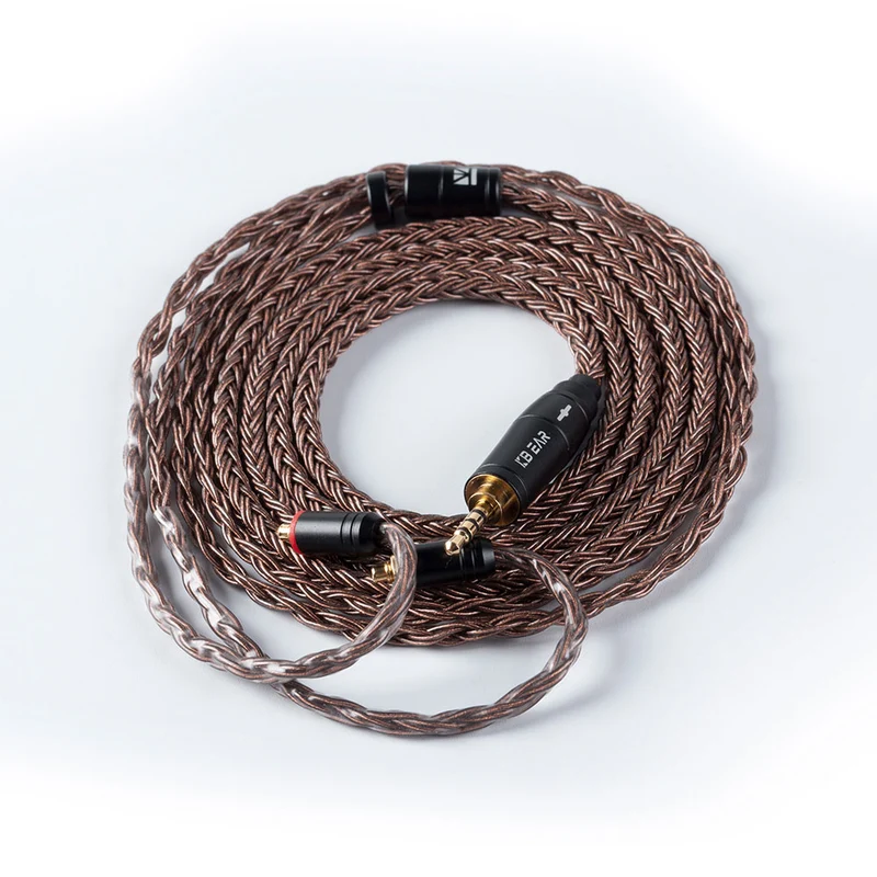 【KBEAR 4841】16 Strands OFC Upgraded Cables for HIFI IEM Headphones in Ear Monitors Earphones