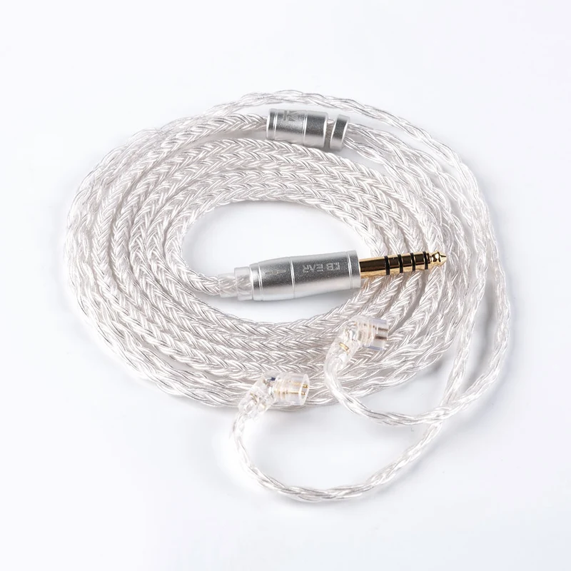 【KBEAR 4841】16 Strands OFC Upgraded Cables for HIFI IEM Headphones in Ear Monitors Earphones