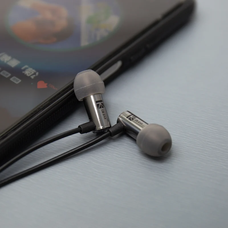 【KBEAR Little Q——Clearance】 Earphone 6mm Composite Diaphragm Wired Headphones Pop Music Headset Sleep Earbuds Sports Running IEM