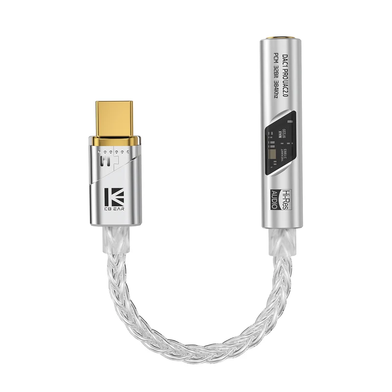 【KBEAR DAC1 PRO】 USB-C to 3.5mm Dongle DAC CX31993 DAC + MAX97220 Amp | Hi-Res Certified