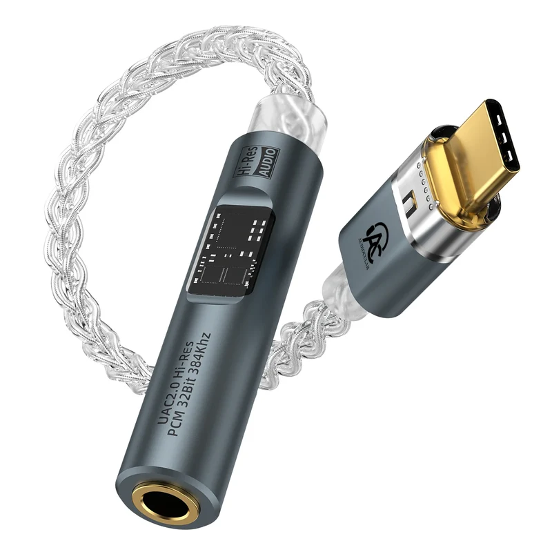 AUDIOCULAR Spark Type C to 4.4mm Balanced Portable Hi-Res DAC & Amp