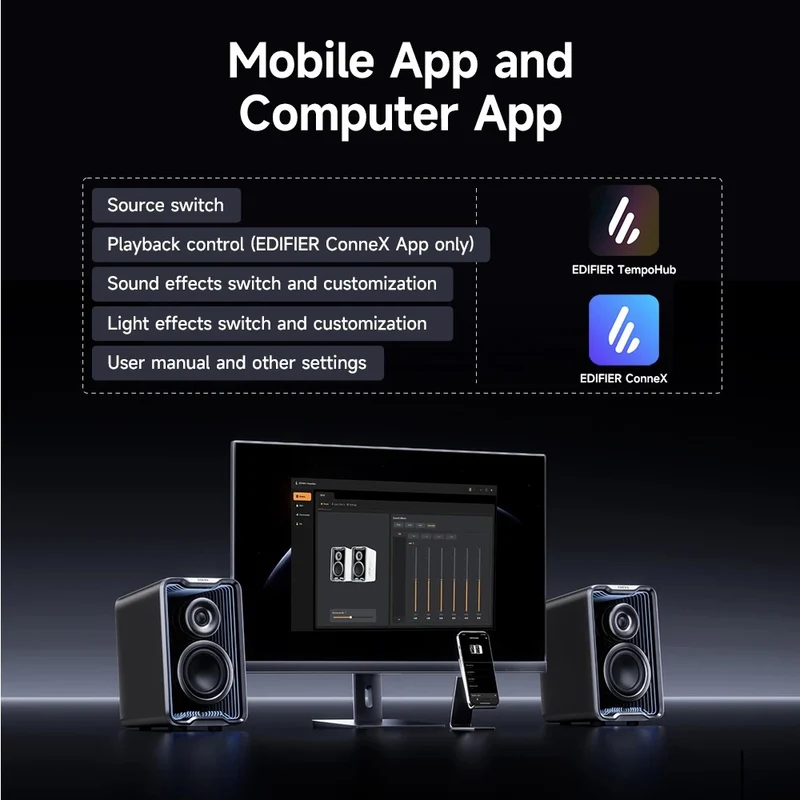 Edifier QR30 2.0 Desktop Active Speaker With Dynamic Light Effects