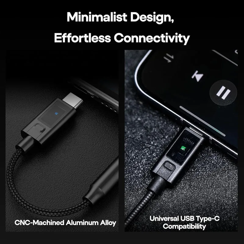 KZ AM02 Portable DAC & AMP With EQ Tuning Switches