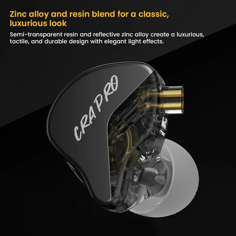 Open Box CCA CRA Pro IEM With Mic - Black
