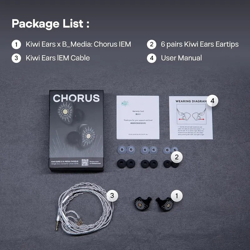 Kiwi Ears x B_Media: Chorus IEM With Mic