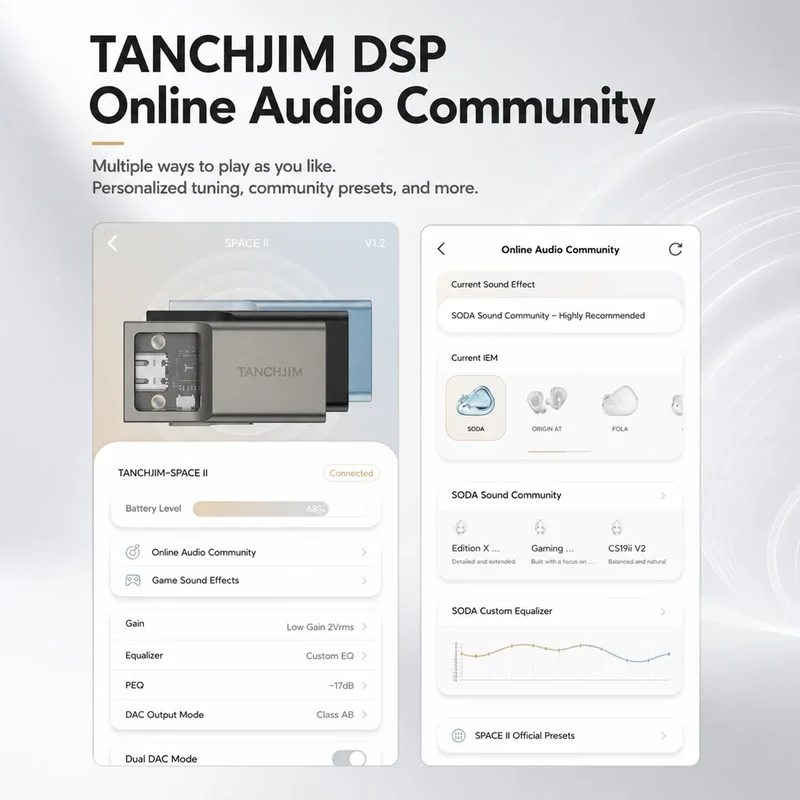 TANCHJIM SPACE II Portable DAC & Amplifier
