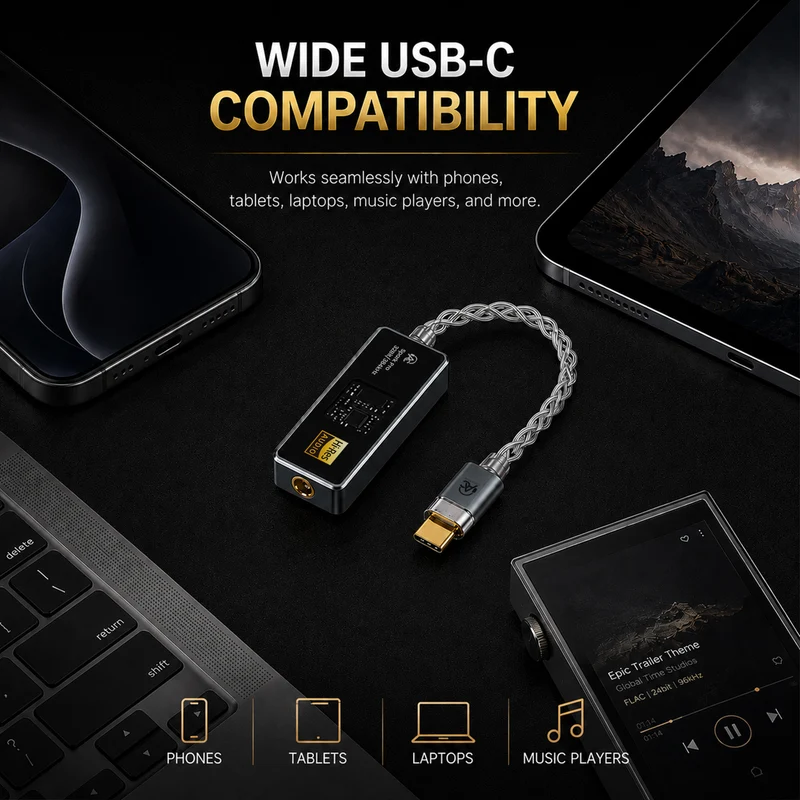 AUDIOCULAR SPARK Pro Hi-Res Portable DAC Dongle CX31993