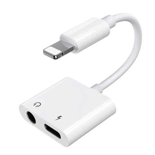 JOYROOM LIGHTNING ADAPTER / MINI JACK 3.5 MM WHITE S-Y104